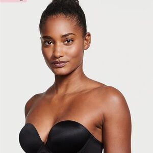 Black Strapless Bra